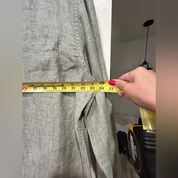 NWT / J.Crew Baird McNutt Irish linen shirt XL - Picture 7 of 9